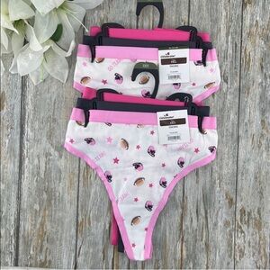 Women's Thong Panties, Two 3-Pack, Size XL